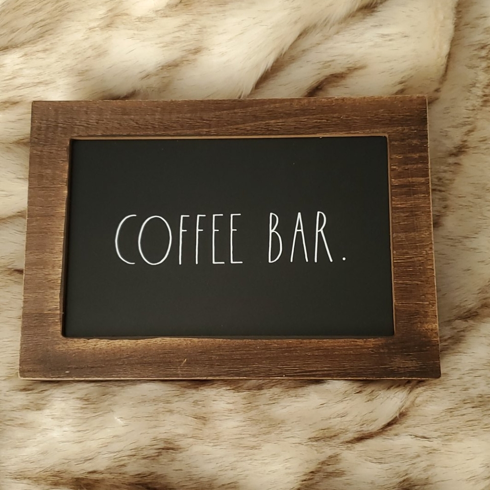 Rae Dunn Coffee Bar Wood Sign